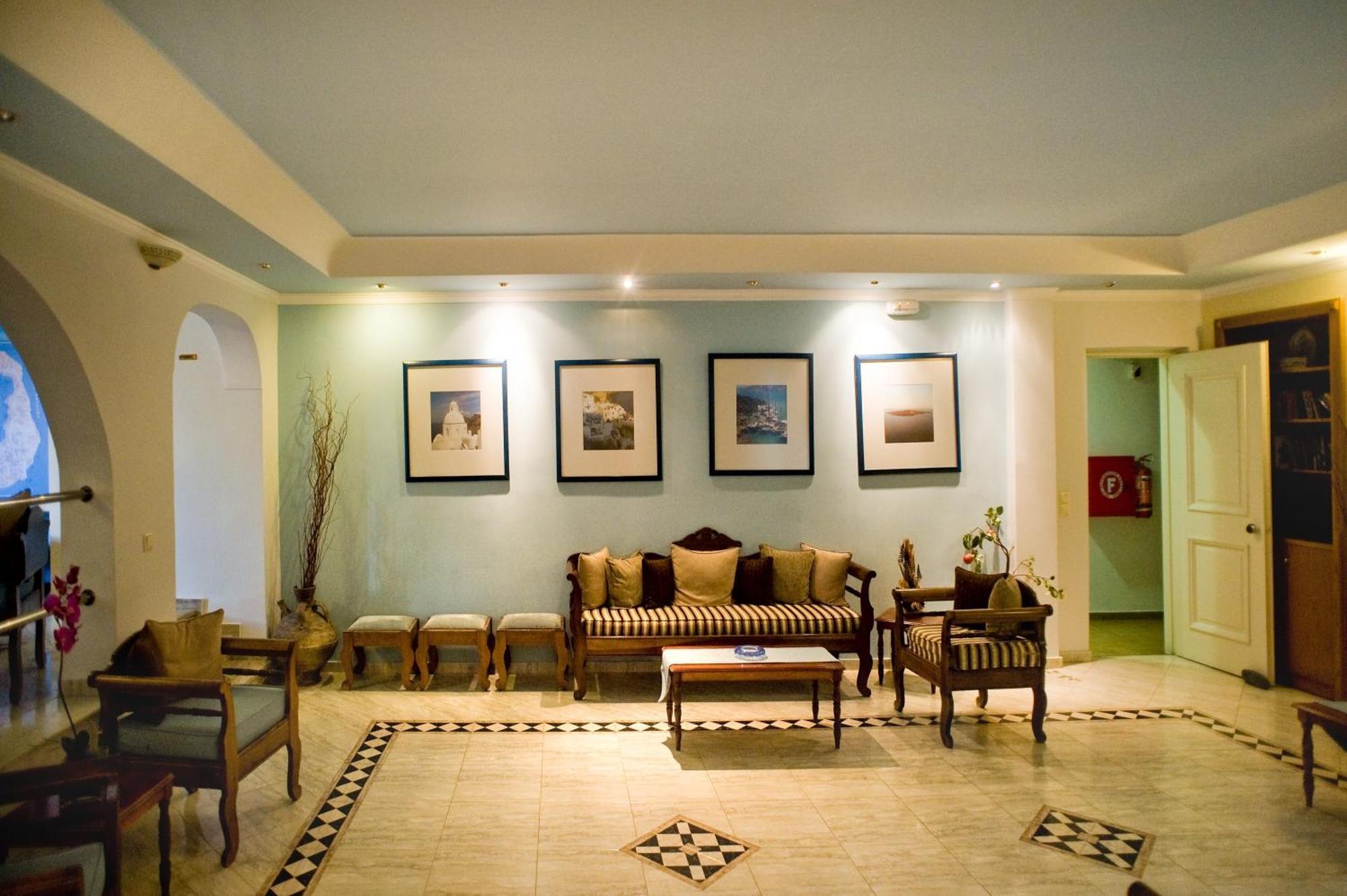 Hermes Hotel Kamari  Bagian luar foto
